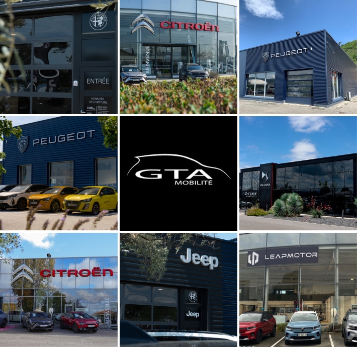 GTA Mobilité peugeot valence privas citroen valence valréas ds store valence jeep alfa roméo leapmotor drome ardèche vaucluse véhicules neufs d'occasion hybrides électriques